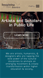 Mobile Screenshot of imaginingamerica.org
